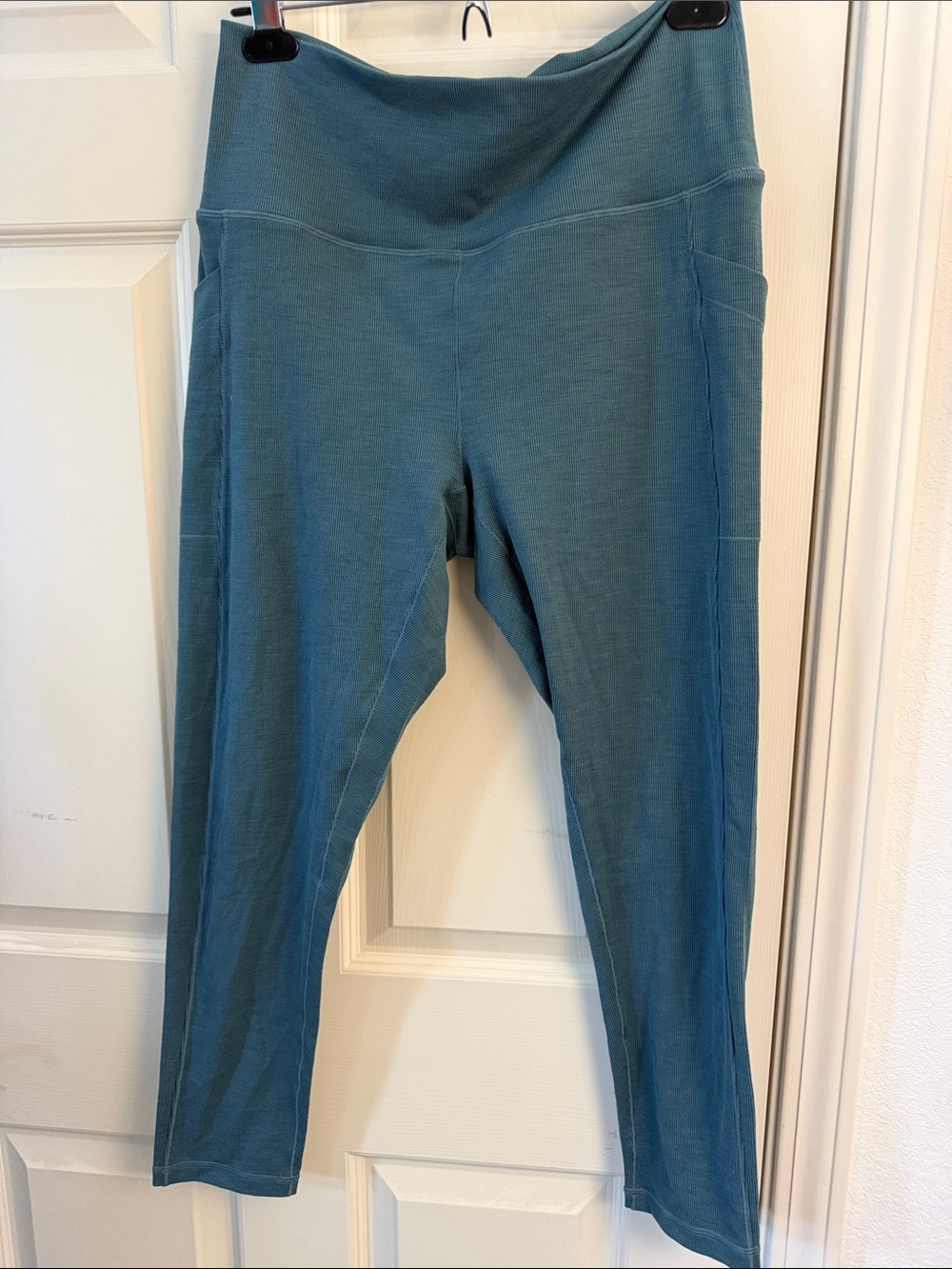 Prana Teal Blue Women's High-Waist Active Leggings